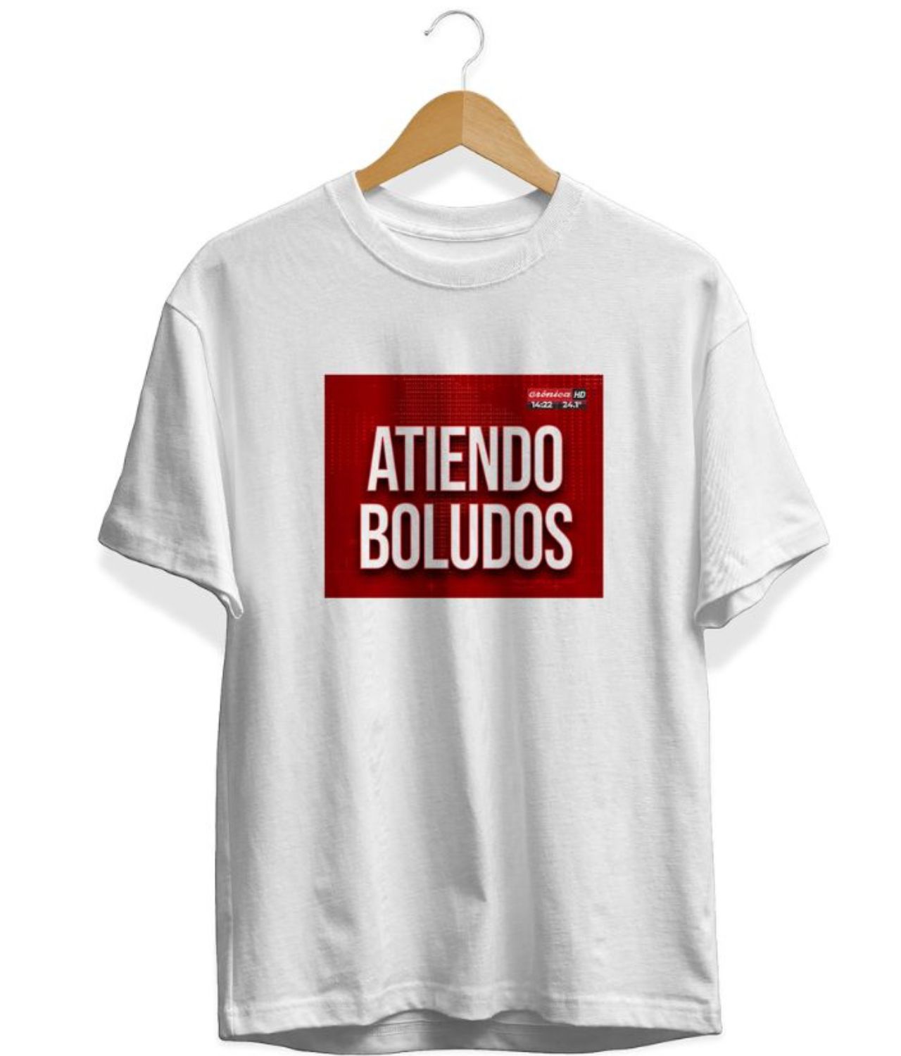 Remera Atiendo Boludos Unisex